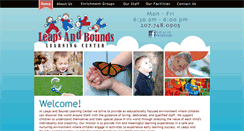 Desktop Screenshot of leapsandboundsineliot.com